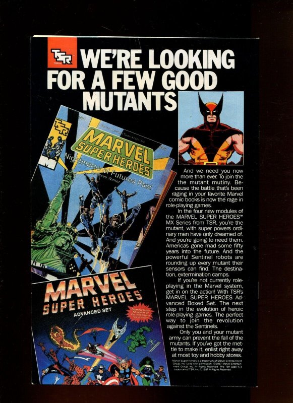 Dare Devil #252 - Fall Of The Mutants Tie In! (9.2 OB) 1988