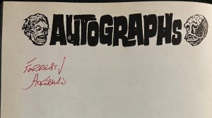FAMOUS MONSTERS CONVENTION GUIDE BOOK FN-VF SIGNED GOGOS, F. ACKERMAN,KEN KELLEY