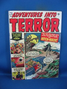 ADVENTURES INTO TERROR 5 F ATLAS 1951 WOLVERTON ATOM BOMB STORY SCARCE