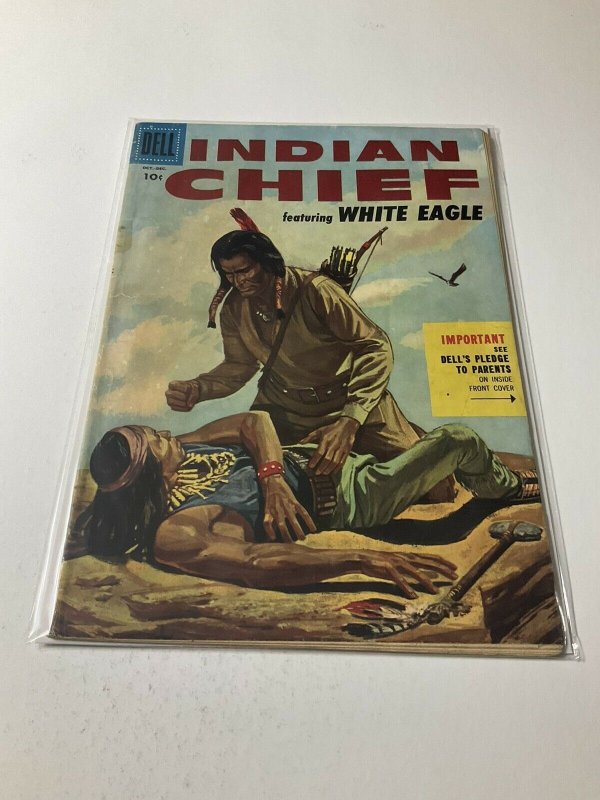 Indian Chief 20 Vg Very Good 4.0 Tape Dell Comics