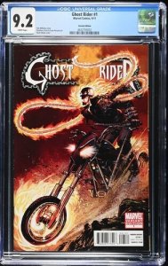 Ghost Rider #1 2011 CGC 9.2--VARIANT COVER--Marvel comic book- 4632793002