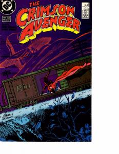 Lot Of 2 DC Comic Book Crimson Avenger #2 and Primal Force #2 BH54