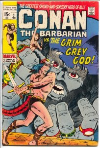 Conan #3  1971 - Marvel  -VG - Comic Book