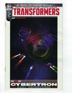 Transformers # 2 Variant 1:10 Cover NM IDW