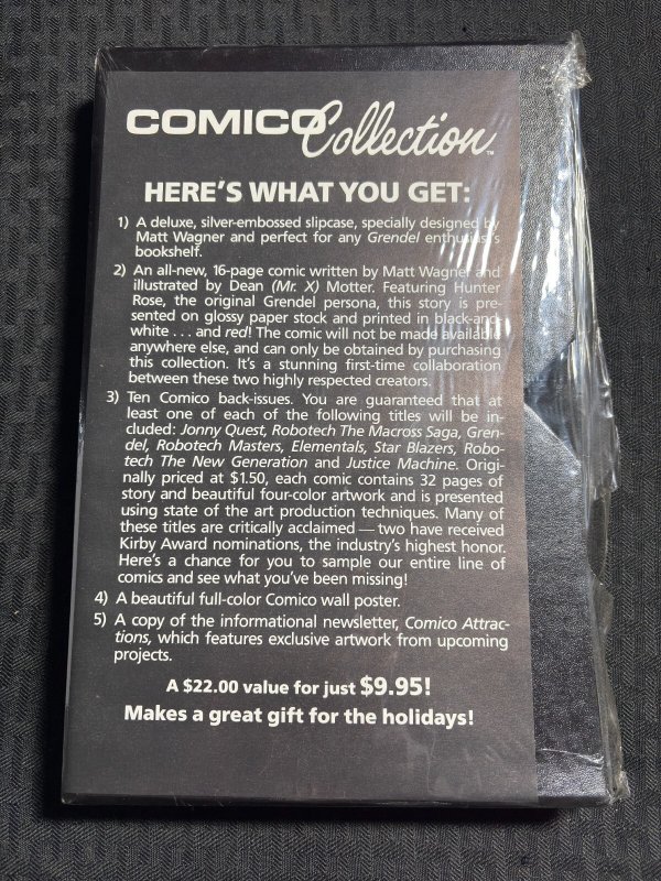 1986 GRENDEL Comico Collection SLIPCASE ONLY Matt Wagner FN 6.0