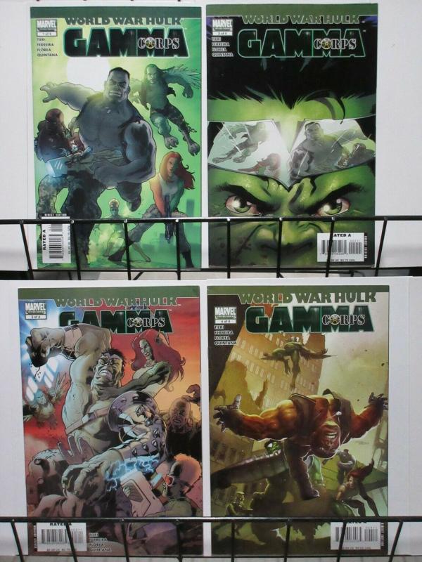 WORLD WAR HULK GAMMA CORPS (2007) 1-4  complete series