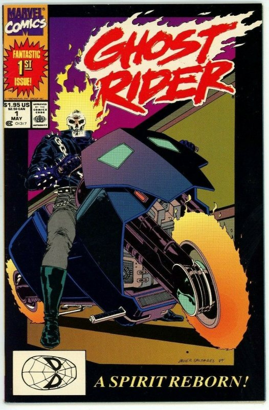 Ghost Rider #1 (1990) - 9.2 NM- 1st Appearance Danny Ketch*