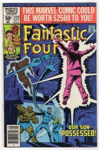 Fantastic Four #222 ORIGINAL Vintage 1980 Marvel Comics Franklin Richards