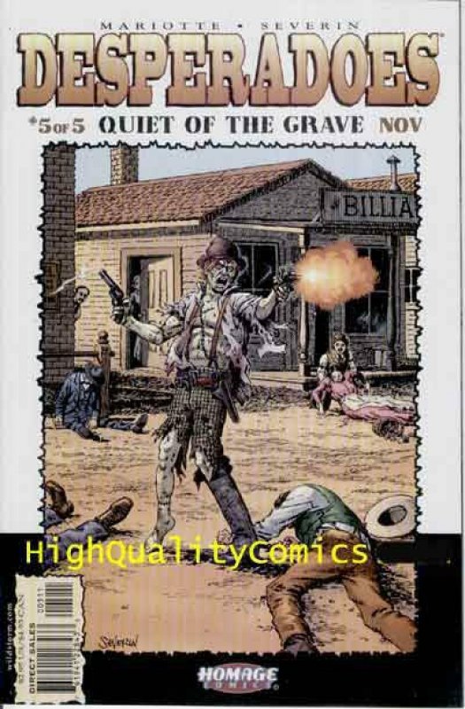 DESPERADOES #1 2 3 4 5, NM+, Western, Corpse, Severin, Indians, Gun fight