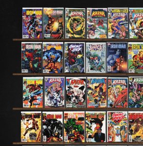 Huge Lot 140+ Comics with Iron Man, Ka Zar The Savage, Elementals & More!