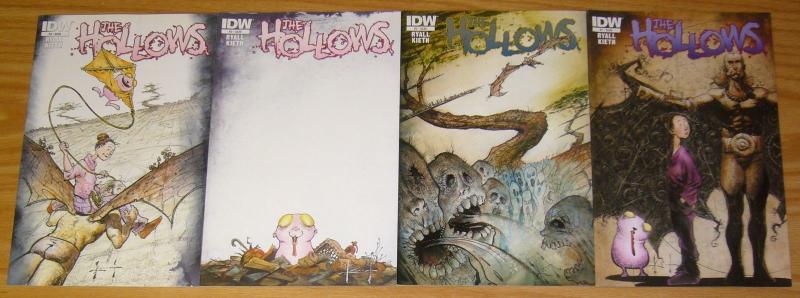 the Hollows #1-4 VF/NM complete series - sam kieth - chris ryall - idw 2 3 set