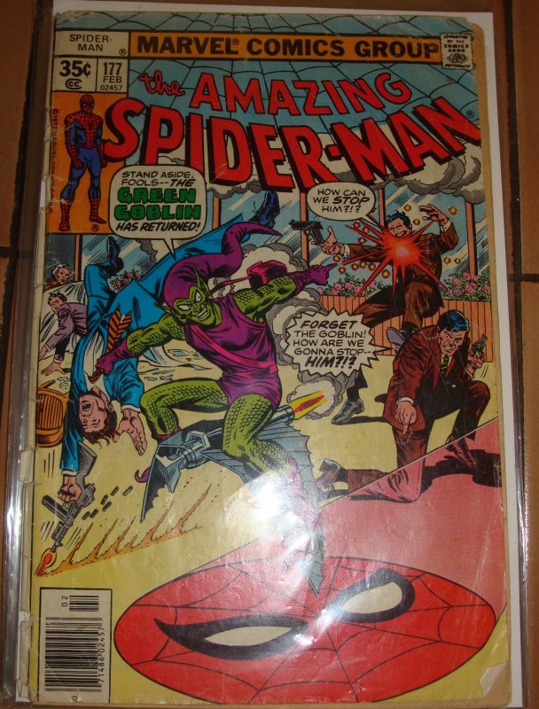 Amazing Spider-Man #177 (Feb 1978) Len Wein, Ross Andrun Green Goblin VG