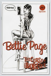 Bettie Page & The Curse Of The Banshee #3 Mooney 1:10 B&W Variant (2021) NM