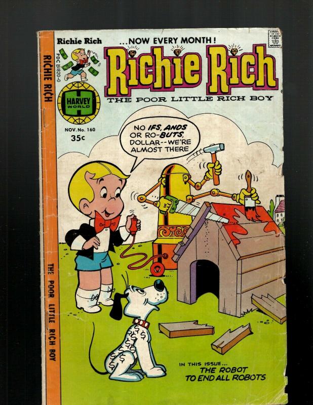 12 Richie Rich Comics 9 160 208 209 + 51 + 43 + 34 + 100 + 43 +51 + 38 + 18 J408