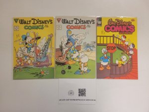 3 Walt Disney's Comics and Stories Gladstone Comic Books #495 511 512 55 TJ14