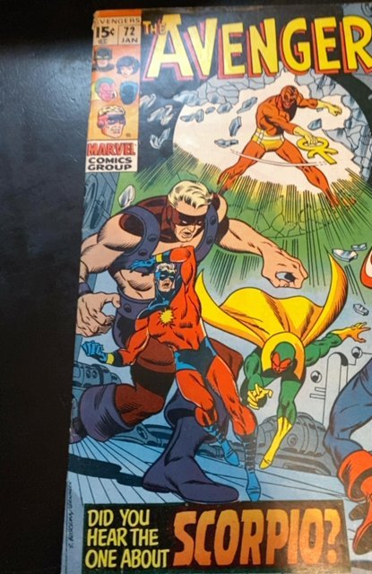 The Avengers #72  Did you hear about scorpio high grade