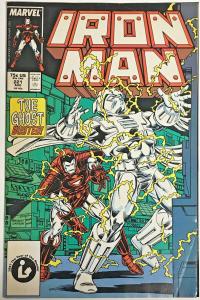 INVINCIBLE IRON MAN#221 FN/VF 1987 THE GHOST MARVEL COMICS