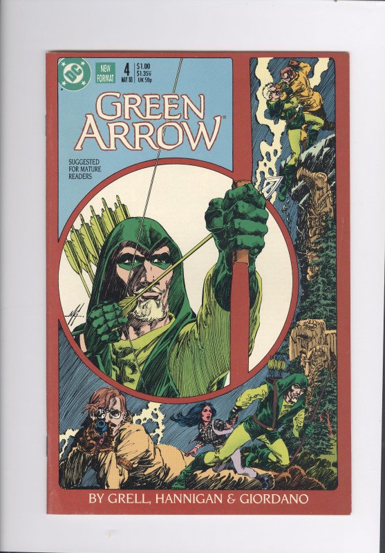 Green Arrow # 4   NM-   (1987)   High Grade