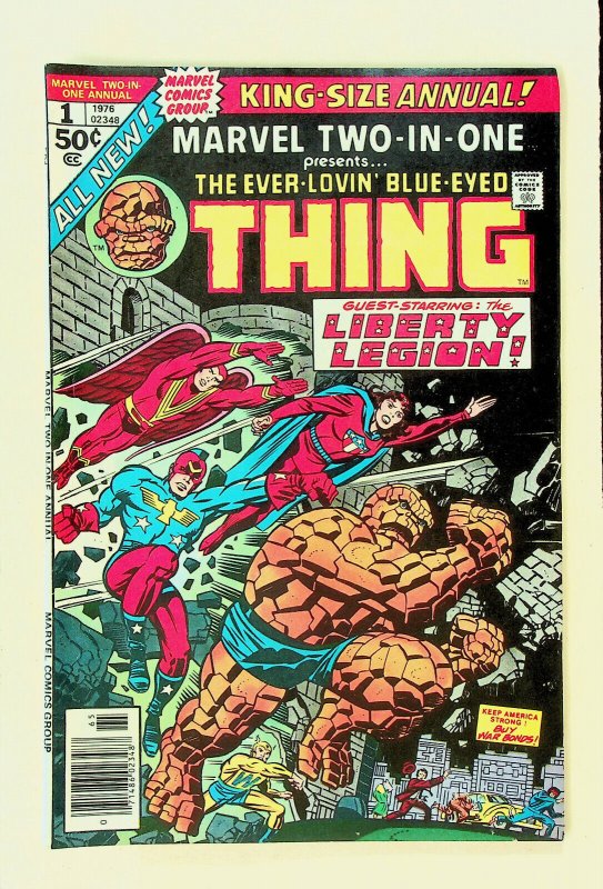 Marvel Two-In-One King-Size Annual #1 - The Thing (1976, Marvel) - Good 