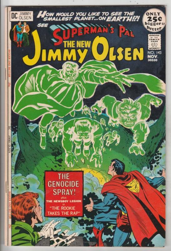 Jimmy Olsen, Superman's Pal  #143 (Nov-71) NM- High-Grade Jimmy Olsen, New Go...