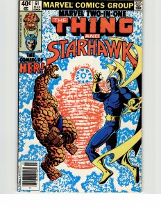 Marvel Two-in-One #61 (1980) Starhawk [Key Issue]
