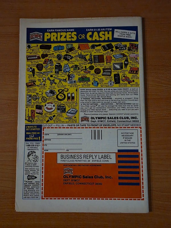 Fantastic Four Annual #16 Direct Market Edition ~ VF NEAR MINT NM ~ 1981 Marvel