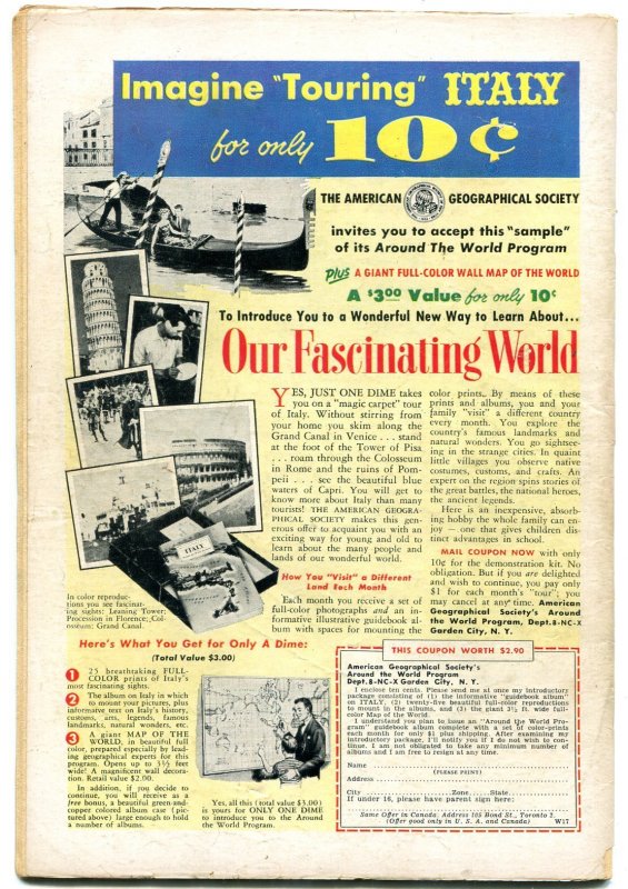 BLACKHAWK #130 1958 DC STEEL SEA CREATURE KILLER SHARK VG