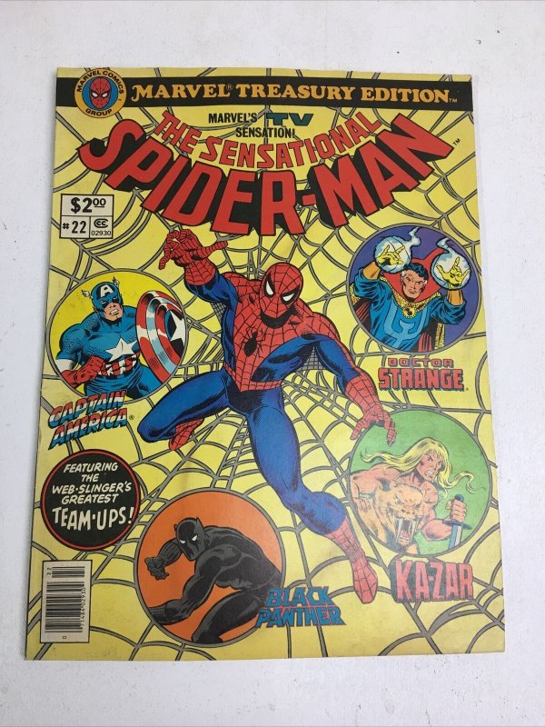 Marvel Treasury Edition #22 The Sensational SPIDER-MAN,  Dr Strange Ka-Zar