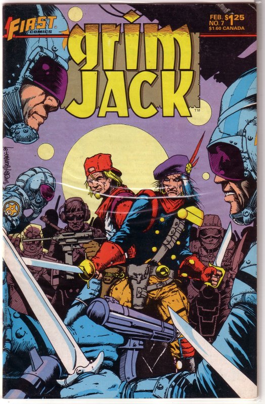 Grimjack   # 7 VG (First Comics) Ostrander/Truman