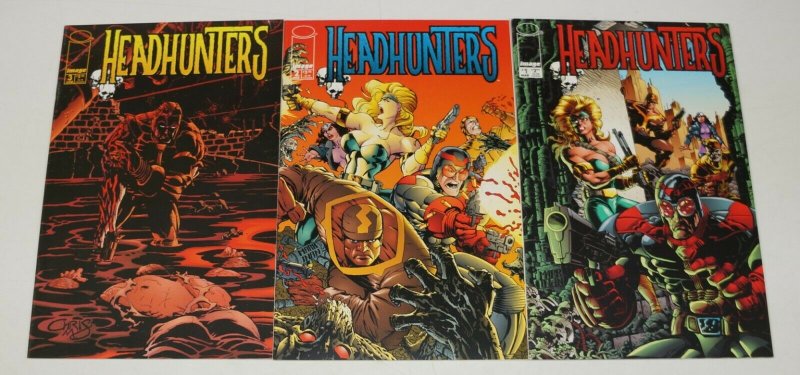 Headhunters #1-3 VF/NM complete series - image comics - chris marrinan set lot 2