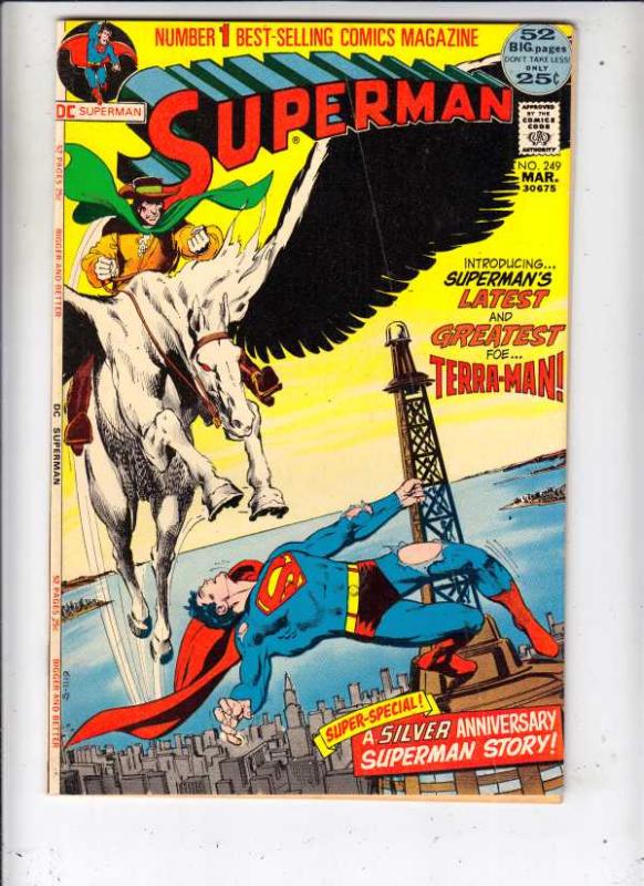 Superman #249 (Mar-72) VF- High-Grade Superman