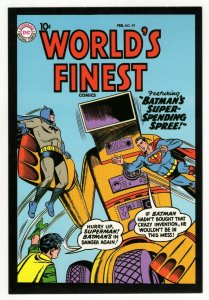 World's Finest Comics #99 4x5 Cover Postcard 2010 DC Comics Batman Superman