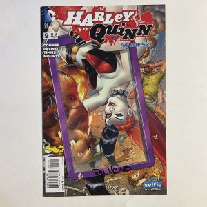 Harley Quinn 9 2014 Signed by Paul Mounts DC Comics New 52 NM near mint