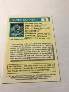 SILVER SURFER #32 : 1990 Marvel Universe Series 1 card; NM/M high grade