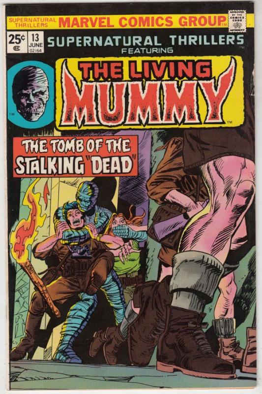 Supernatural Thrillers #13 (Jun-75) FN/VF Mid-High-Grade The Mummy