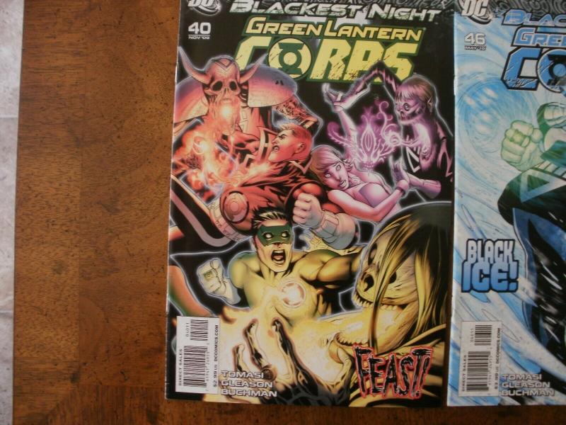 7 DC Comic: GREEN LANTERN CORPS (2007-2013) #16 21 33 39 40 46 47 Night Day
