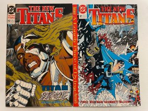 4 The New Teen Titans DC Comics # 32 39 61 62  71 NO9