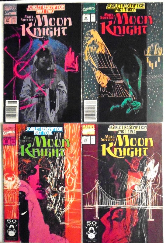 *Marc Spector: Moon Knight (1989) 21-30, 10 high grade books
