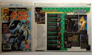 Alpha Flight # 3 Cover & Spread Marvel 3M Production Proof  