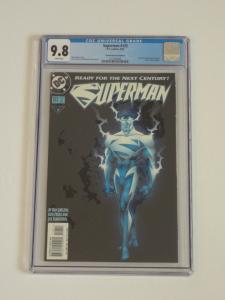 Superman #123 CGC 9.8; Glow-in-the-dark cover!! New powers, new costume!!