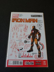 Iron Man (Vol 5) # 1 Near Mint (NM) 1in25 VARIANT Marvel Comics MODERN AGE