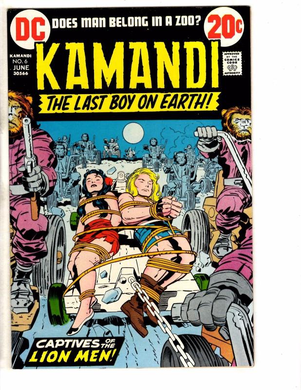 Kamandi # 6 VF/NM DC Comic Book Bronze Age Jack Kirby Series Last Boy Earth J250