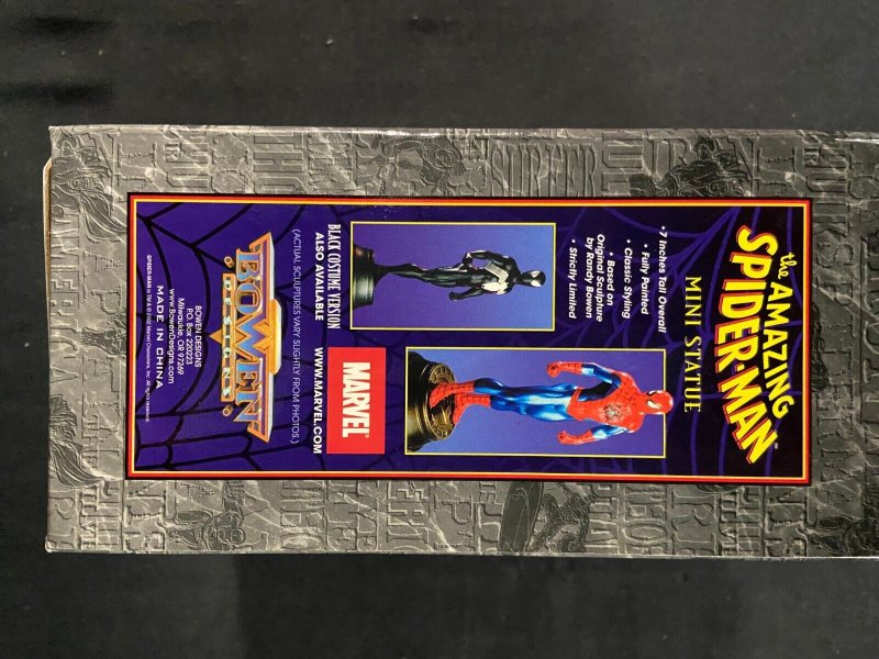 BOWEN DESIGNS SPIDER-MAN CLASSIC VERSION MINI STATUE LTD EDITION 1193/4000 MIB