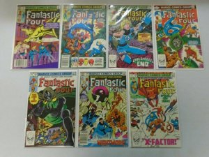 Fantastic Four lot 15 different from #222-250 avg 8.0 VF (1980-83)
