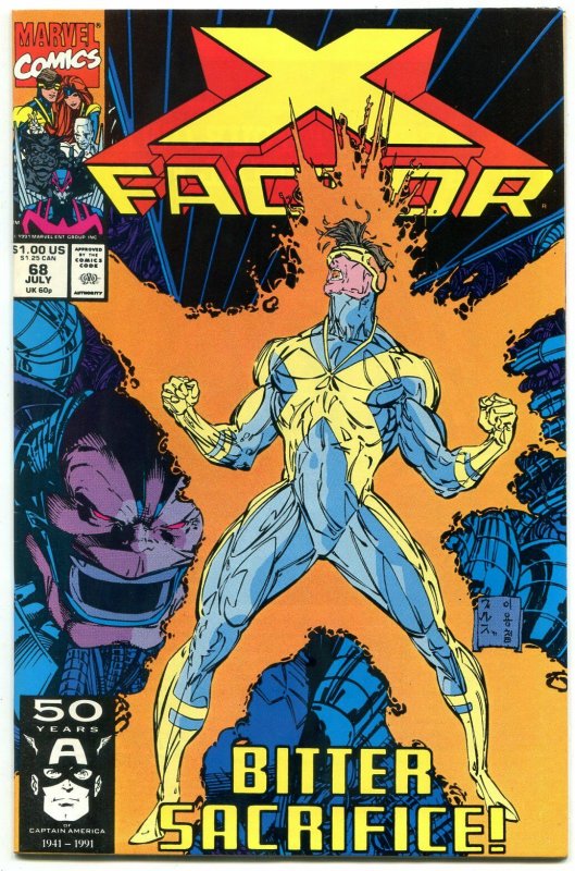 X-Factor #68 1991- Cable Origin issue- NM-