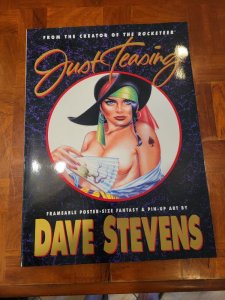 JUST TEASING, sc, 1st, VF/NM, Dave Stevens, 1991, Betty Page Sheena