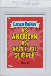 Garbage Pail Kids Redwood Ralph 12a GPK 2016 American As Apple Pie In Your Face