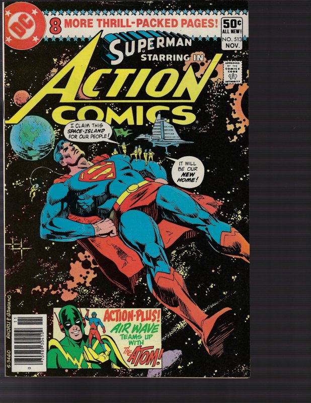 Action Comics #513 (DC, 1980)  NM- KEY 1st H.I.V.E.