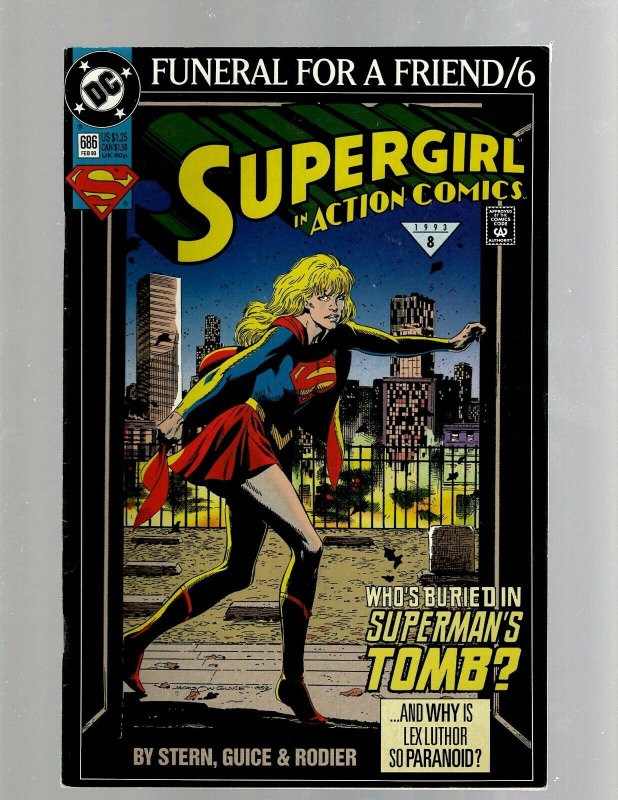 12 Comics Action Comics 629 684 686 705 Starman 4 5 6 14 Super Powers 2 ++ J417 