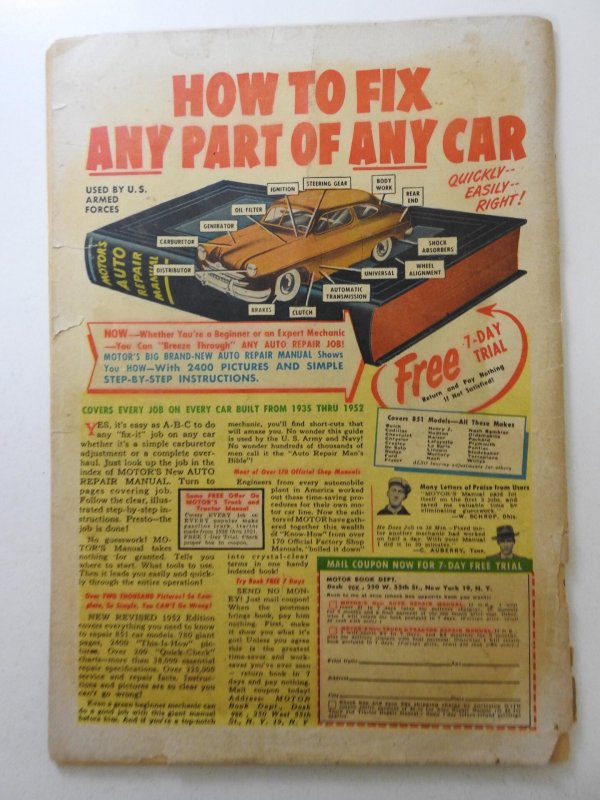 G.I. Joe #17  (1952) Ziff-Davis! Fair/Good Cover Detached!